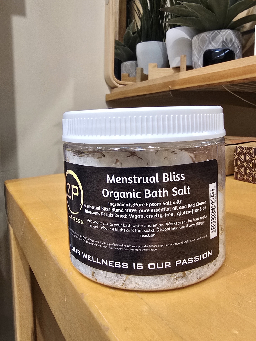 Menstrual Bliss Organic Bath Salt - Pain Relief